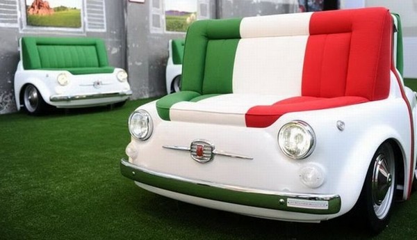 Nameštaj inspirisan automobilom Fiat 500